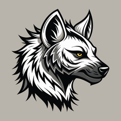 wolf head vector illustration