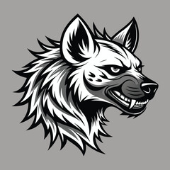 wolf head vector illustration