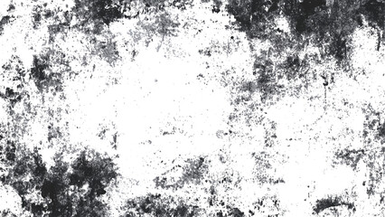 Fototapeta premium Old grunge concrete wall texture background. black cracked cement surface rough distressed stone pattern and weathered vintage effect.