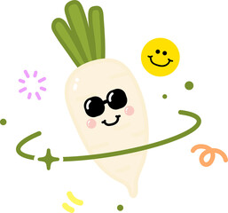 Cute Daikon Radish