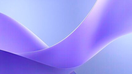 Obraz premium Aesthetic Soft Purple Curves on Gentle Background, Abstract Fluid Design, Calm and Serene Atmosphere for Creative Visual Projects