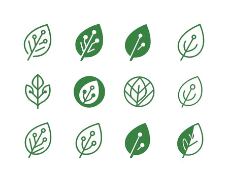 Eco Tech Icons. customizable eco-friendly tech products. Icon se - Powered by Adobe