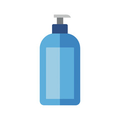 Vector Clip Art Conditioner Bottle on White Background for Web and Graphic Design