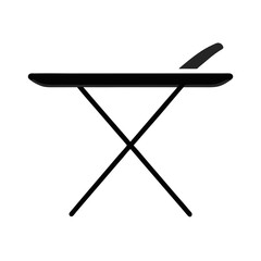 vector clip art ironing board on white background for web and graphic design