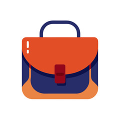 vector clip art messenger bag on white background for web and graphic design