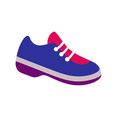 vector clip art school shoes on white background for web and graphic design