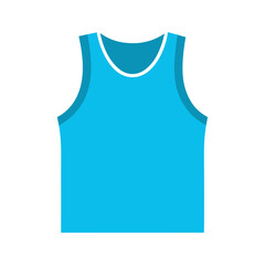 vector clip art tank top on white background for web and graphic design