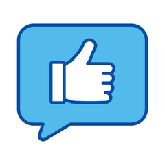 Like In Blue Style, Vector Illustration