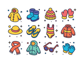 Seasonal Kids' Fashion Icons. Seasonal kids