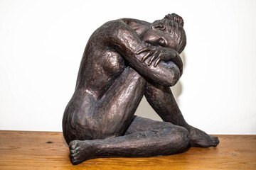 Fototapeta premium A sculpture of a woman