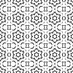 Seamless_Black_White_Floral_Geometric_Pattern_Vector_Abstract_Ornament_Wallpaper_Background_Design