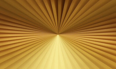 Sunlight streaming through blinds