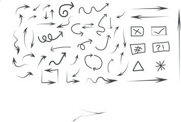 hand drawn sketch alphabet vector illustration design 