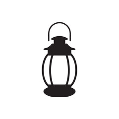 vintage oil lamp .vector eps 10