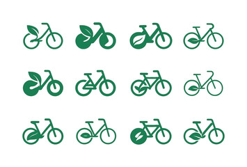 Eco-Friendly Transport Icons. Eco-friendly transportation. Icon