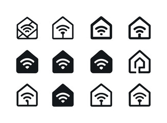 Obraz premium Smart Home Icons. Smart home technology and automation. Icon set