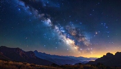 sunrise in the mountains