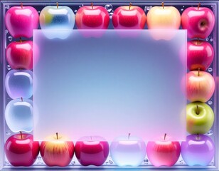 リンゴのフレーム