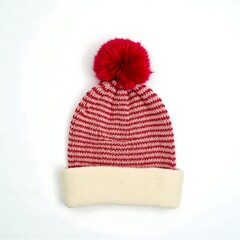 santa claus hat isolated on white