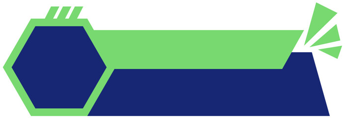 Modern Abstract Progress Bar Graphic for Game Interface Design