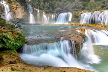 Fototapeta premium waterfall in the forest