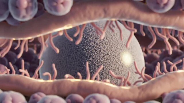 Cinematic Visualization of Human Secondary Follicle Development