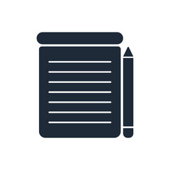 Note Pad and Pencil Icon