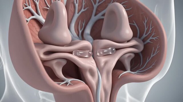 Medical Animation of Human Cuneiform Cartilage and Ligaments