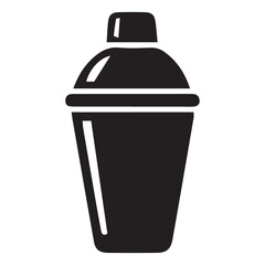 Trash can icon isolated on a white background