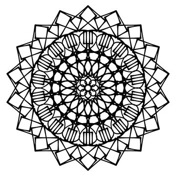 Adult Mandala Colouring Book No.8 .Madala coloring book for adults focused on stress relief and mindful creativeity