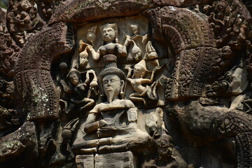 Naklejka premium カンボジア シェムリアップ遺跡群 トマノン