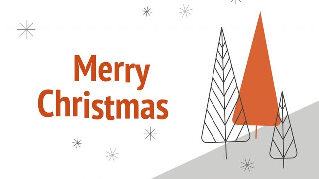 Merry Christmas and Happy New Year Animation only with SFX, 4K, royalty free sounds