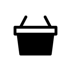 Obraz premium Empty Basket Icon