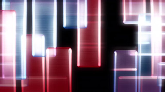 abstract 3D vector illustration glowing effect transition collection with alpha channel
