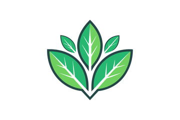 leaf cluster three element icon