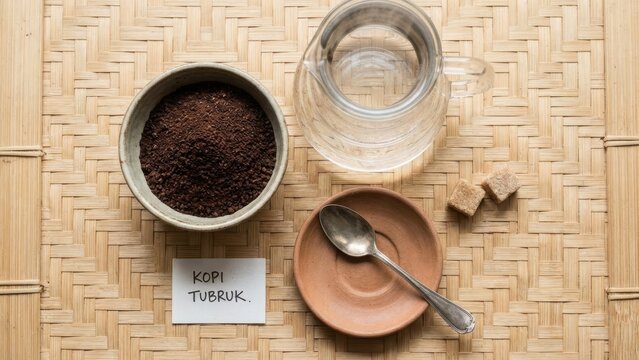 Traditional coffee preparation