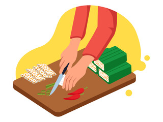 Vegan Food &ndash; Preparing Vegetables