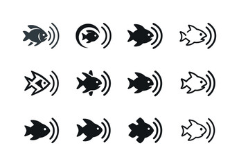 Noise Pollution Icons. noise pollution