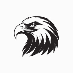 Bald Eagle Head Vector Icon