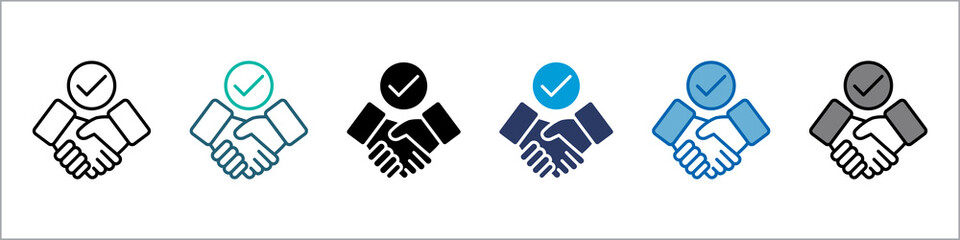 Negotiation Single Icon Pack Multistyle