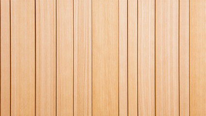 Light brown wooden wall paneling with vertical planks