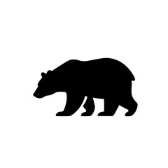 silhouette of a bear