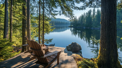The sounds of the forest surround you as you sit by the lake. How do you let go of the world&acirc;&euro;&trade;s distractions and find peace in this serene retreat?