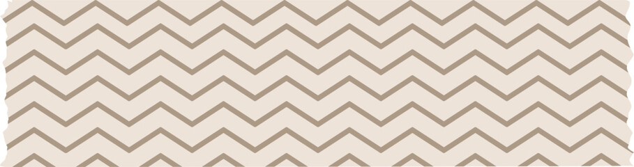 Beige Zigzag Texture Pattern Banner