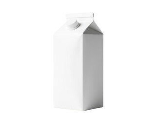 A simple product shot of a carton of milk on a clean white background