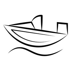 Boat vector icon
