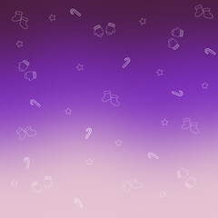 Purple Pastel Winter Gradient