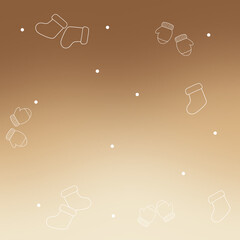 Warm Cream Brown Gradient