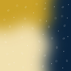 Elegant Gold Blue Gradient