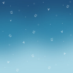 Fresh Winter Blue Gradient